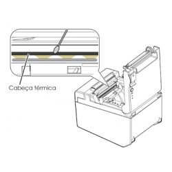 Como Limpar a Cabeça de Impressão da TM-T20 Epson?